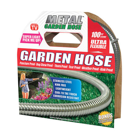 Harvest Direct Garden Hose 100' Metal 54395